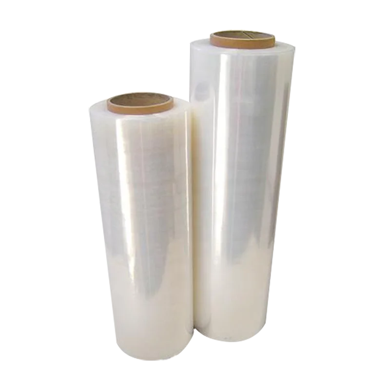 hand use plastic wrap polyethylene LLDPE stretch film roll for shampooing bottle sealed package