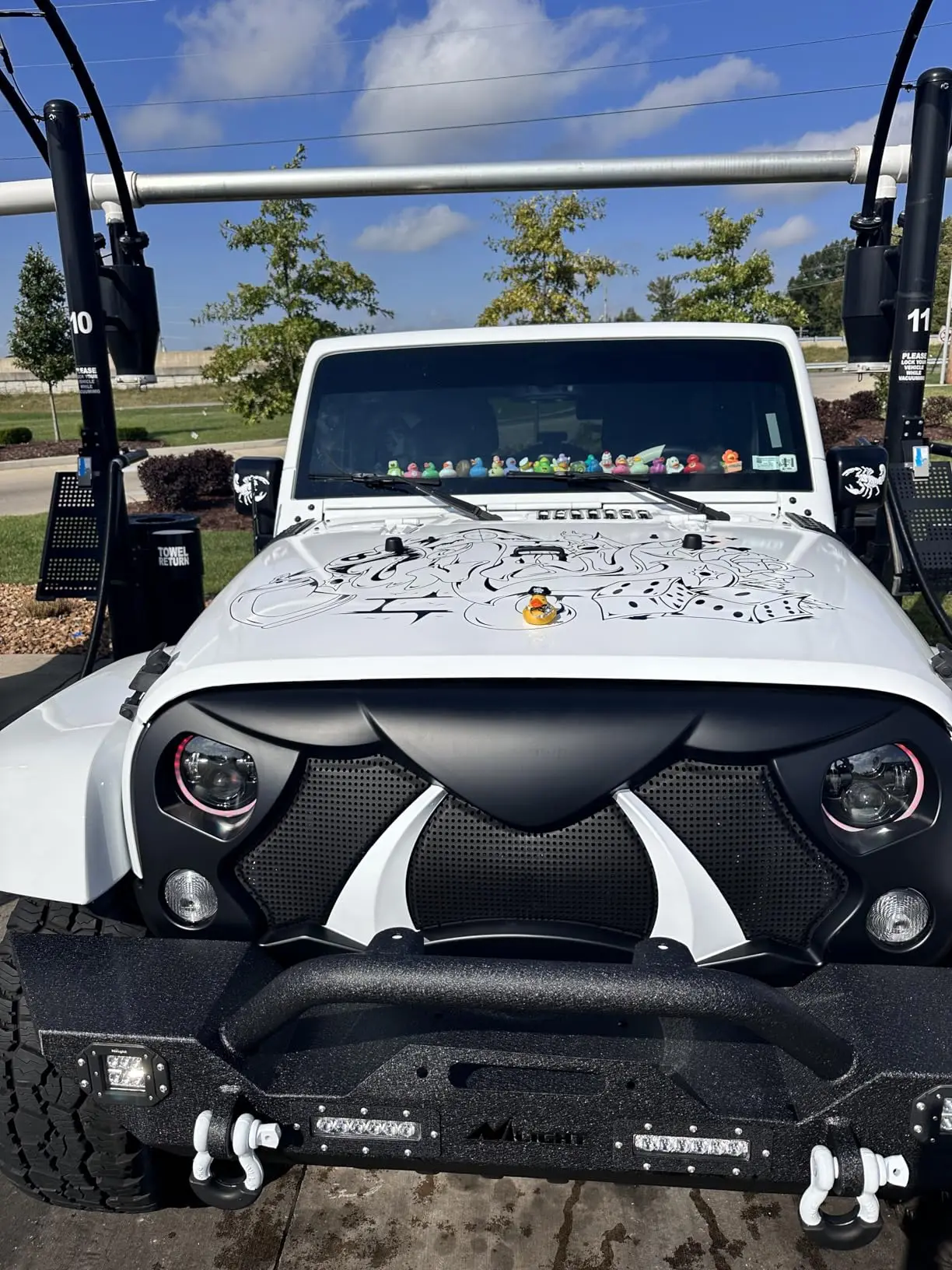 New Grille  For Jeep Wrangler JK   car grille  accessories Offroad parts