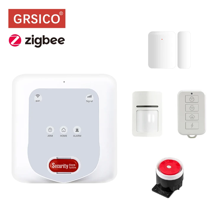 Система сигнализации Tuya Zigbee GSM для домашних систем безопасности, с СИРЕНАМИ и PIR-детекторами