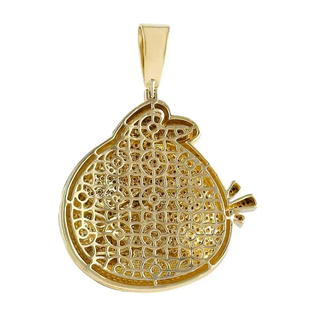 Most Selling Hip Hop Diamond Pendant with Vvs Luxury 925 Sterling Silver Hip Hop Pendant for Men