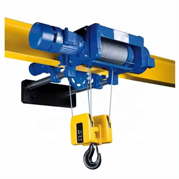 European Electric Wire Rope Hoist Crane 5 Tons European Standard Rope Hoist European Electrical Wire Rope Hoist