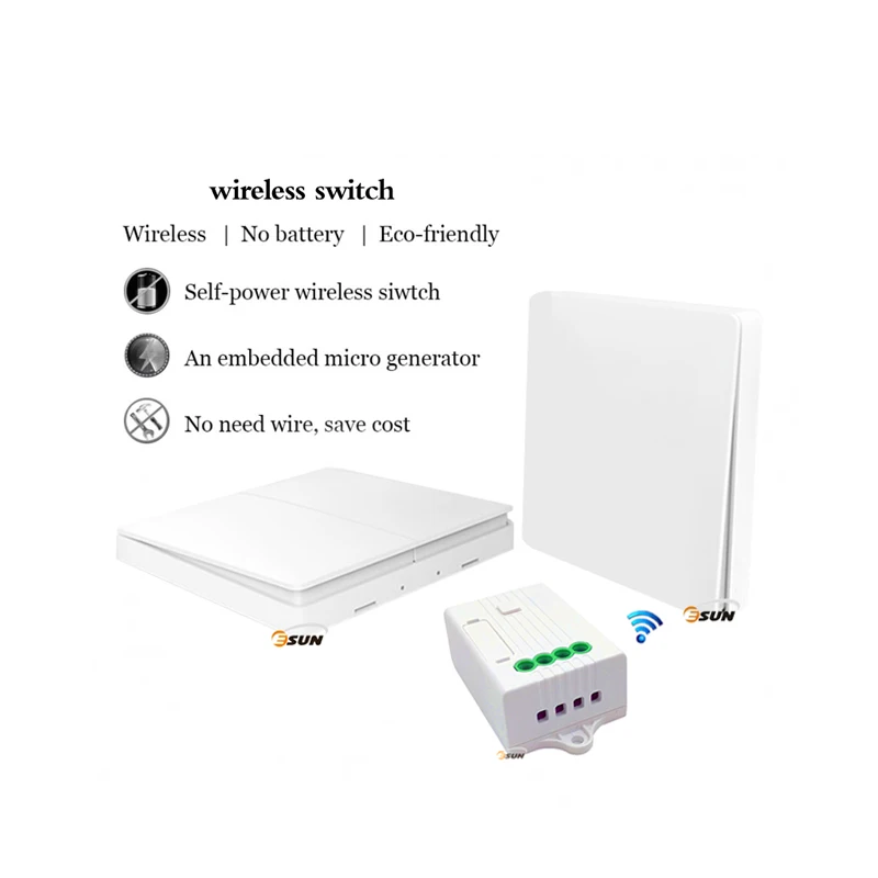 Hot sale smart wireless switch 1 way no neutral wire