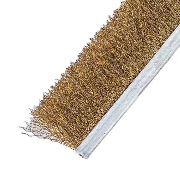 Customized Industrial Machine Copper Brass Wire Straight Strip Brushes