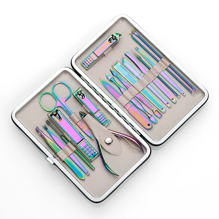2020 Cheap New Products Home Gadget 18 Pcs Manicure Pedicure Set For Women