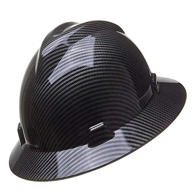 miner safety helmet construction PE material hard hats for miner mining safety helmet lamp full brim hat