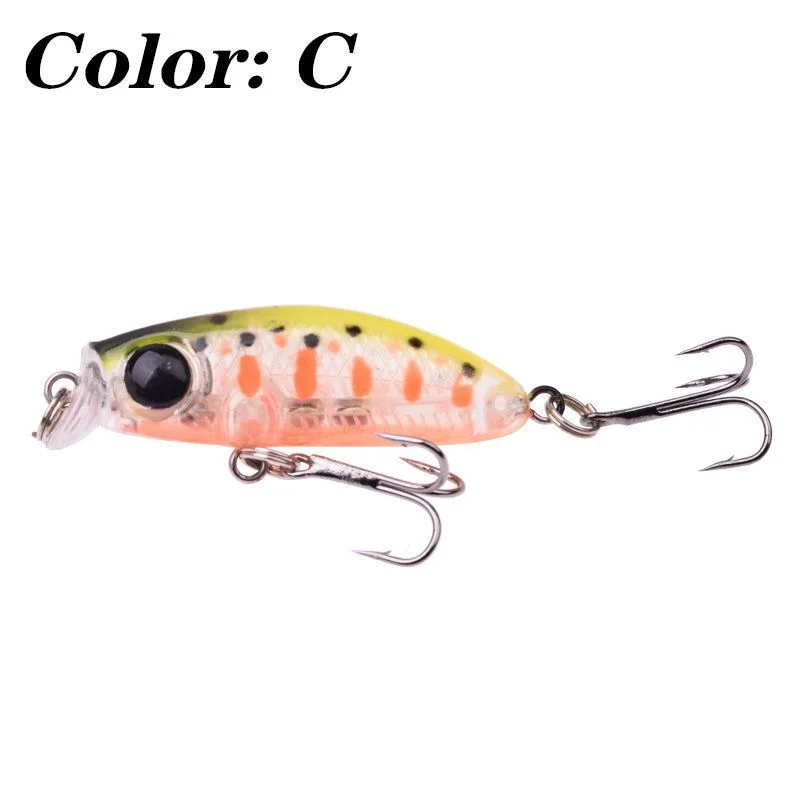 Factory wholesale Mini 8 colors 42mm 3g Fishing Bait With Fishing Hook lure