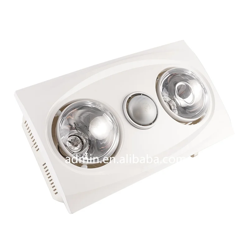 Economic Ceiling 2 lamp Bathroom Heater Lamp Infrared Bathroom Heater Simple Bathroom Heater With Lighting