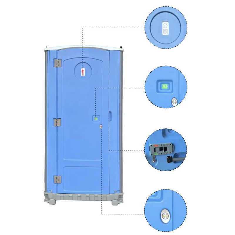 Wholesale Prefab Mobile detachable Portable toilet Manufacturers chemical portable restroom Public Restroom for outdoor