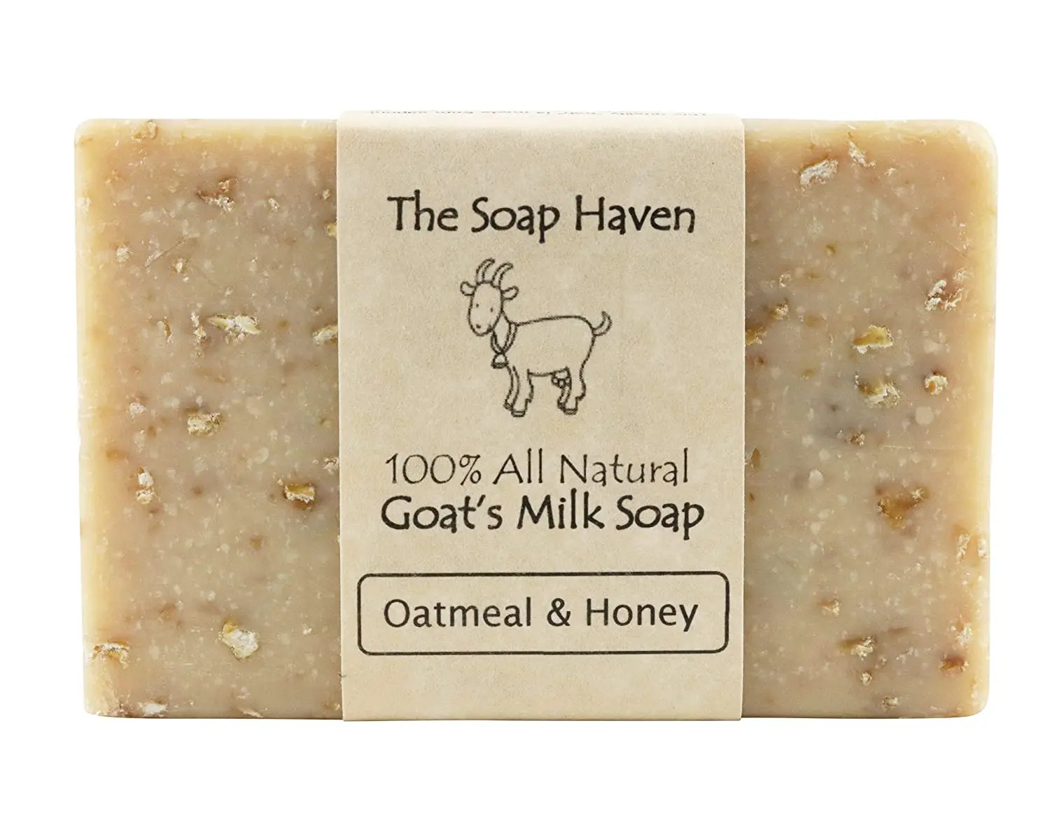 Oatmeal & Honey Goat Milk Soap Bars All Natural Unscented Soap