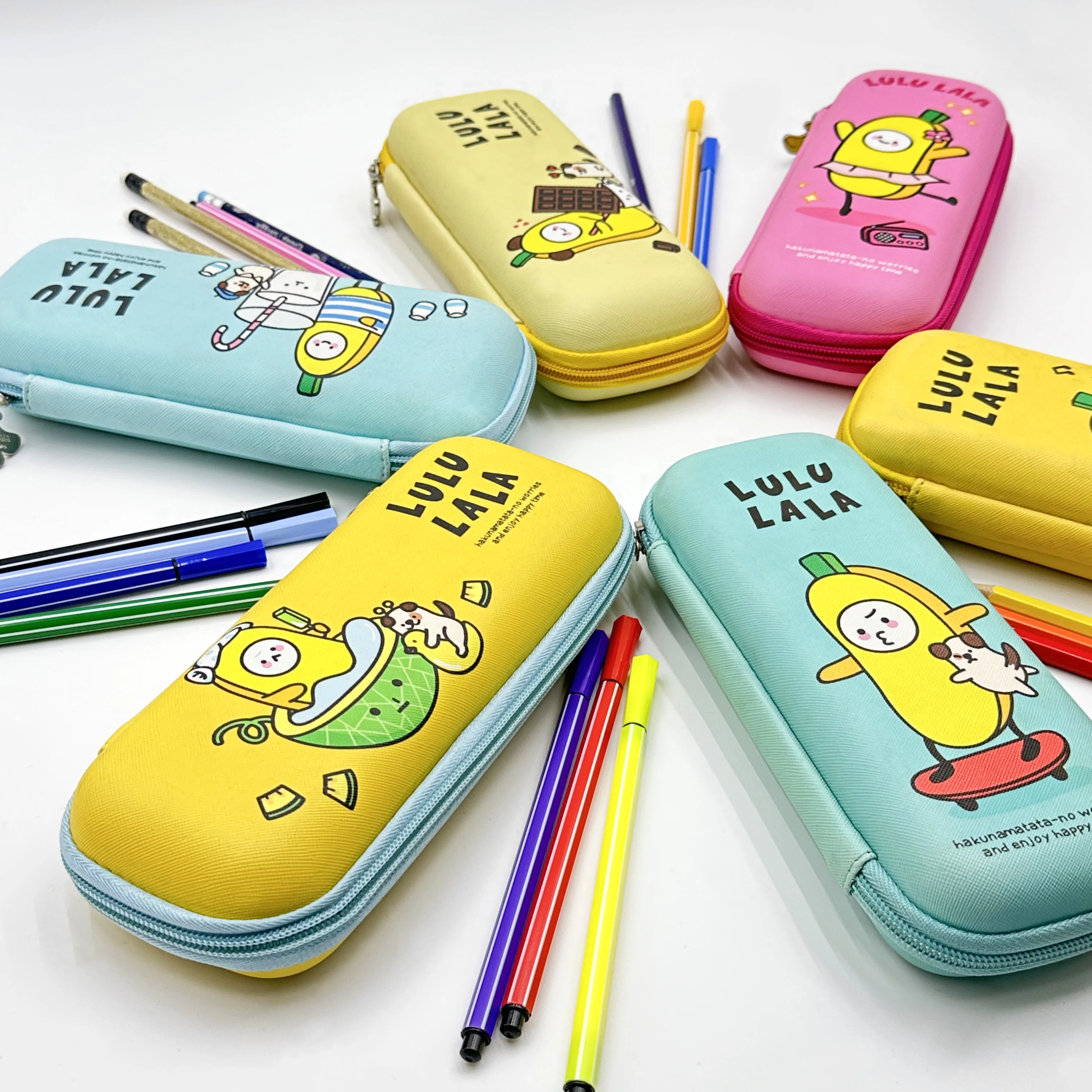 Wholesale Custom Mini Student Pen Bag SG S Factory Certification Custom Pencil Box Makeup Storage Pen Bags