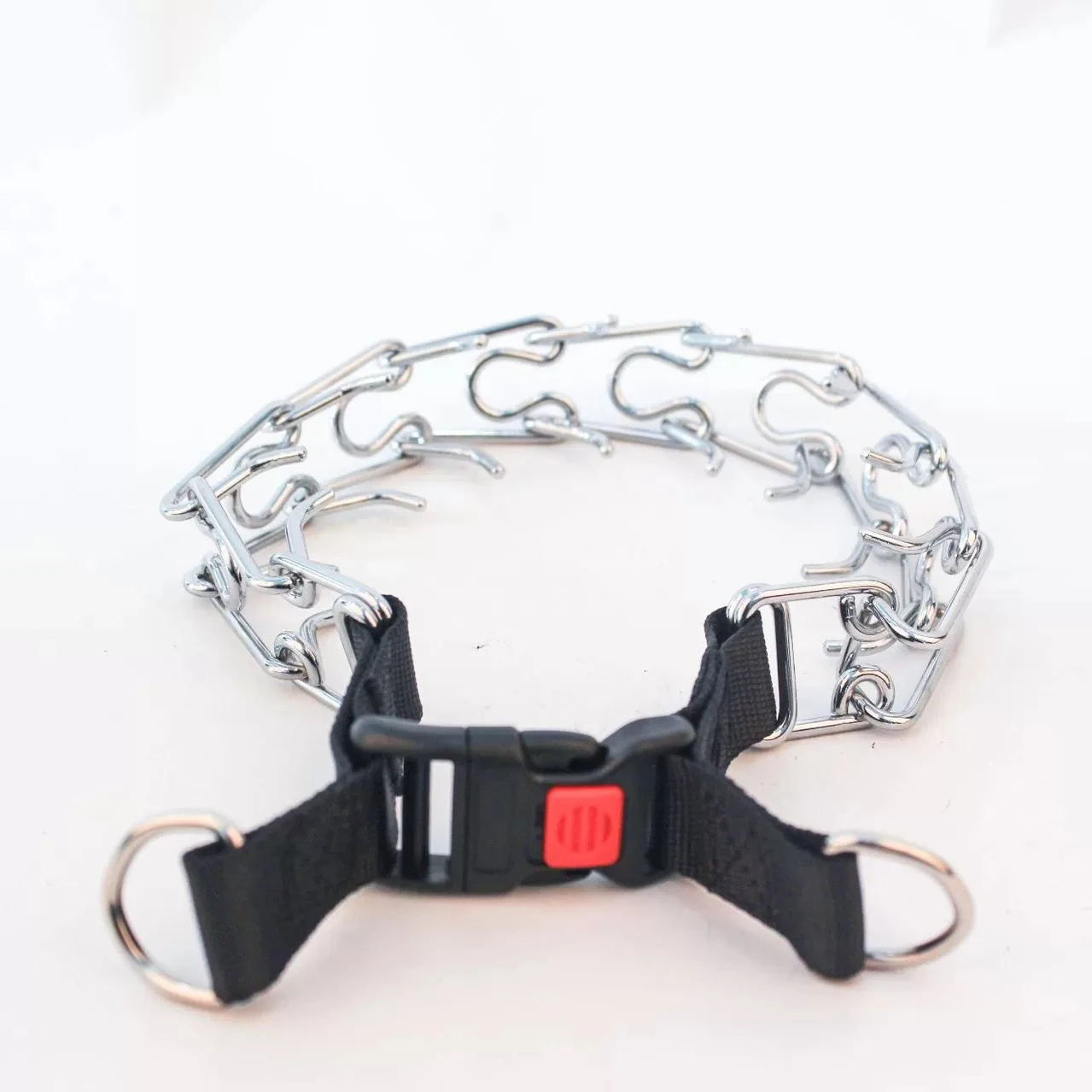
Heavy Duty Personalise Dog Prong Chain Collar Anti Rust Pet Choke Collar for Dogs 