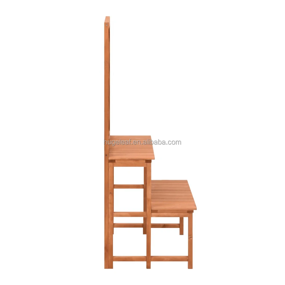 Flower Pot Rack Garden Trellis Planter Storage Display Shelf Outdoor Gardening Wooden Plant Stand