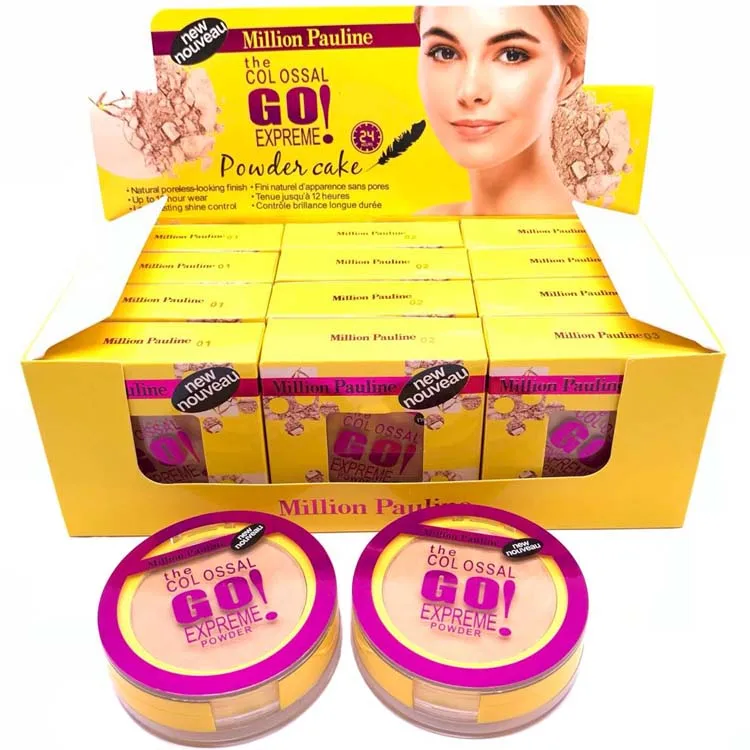 Wholesale Facial Base Powder Waterproof Lasting Whitening Concealer Anti-wrinkle Compact Pressed Powder