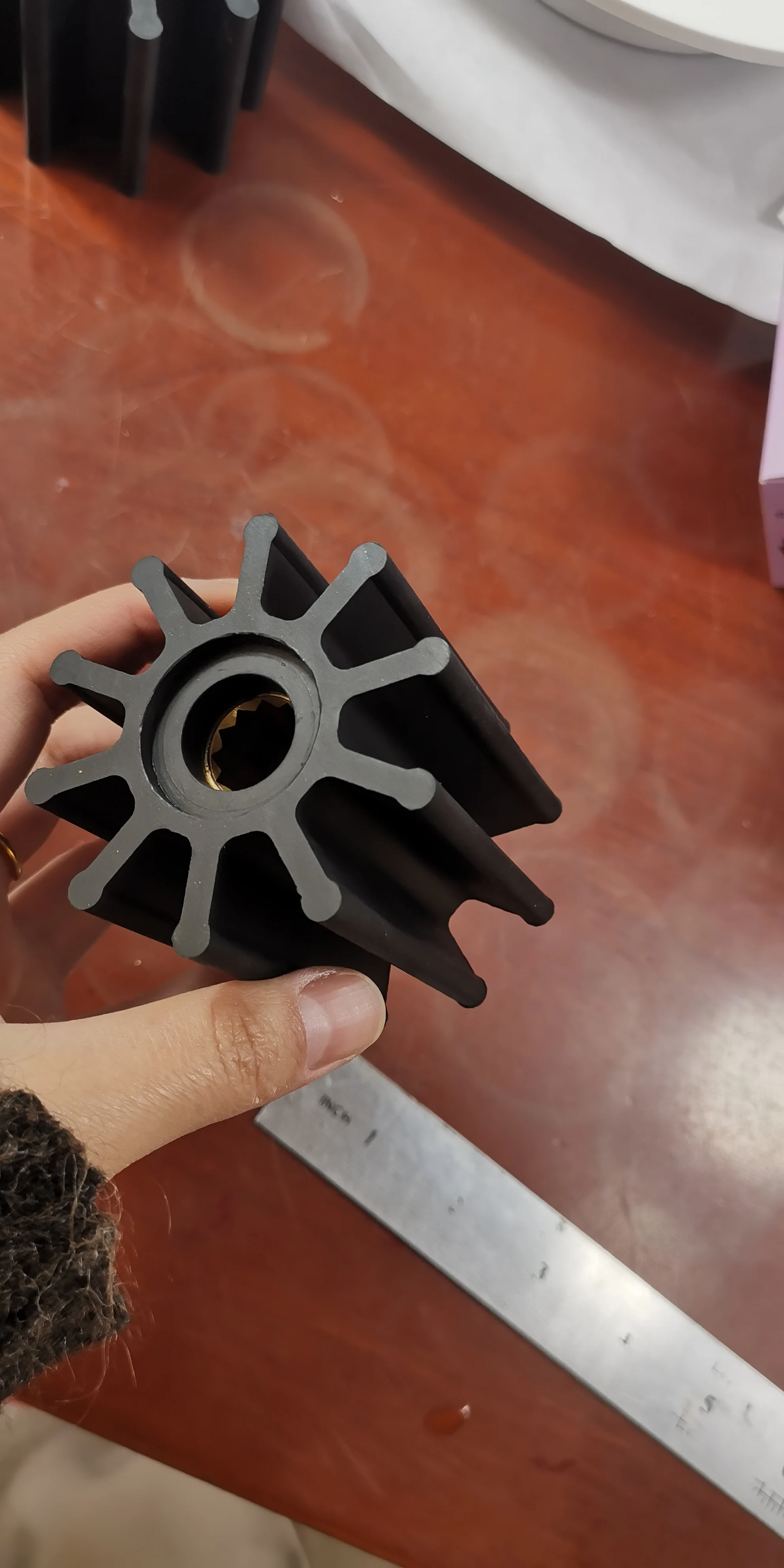 OEM качество гибкая крыльчатка JMP 7420K-01 лодочная ISUZU 5-26236006 насос для морской воды резиновая