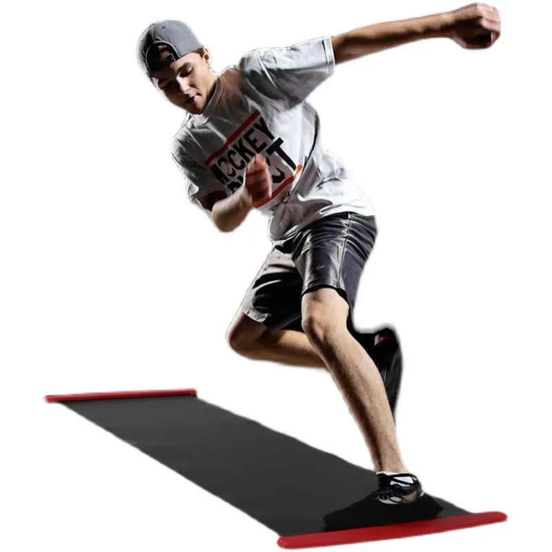 Hot selling home fitness exercise cham sliding mat indoor fitness leg training mat
