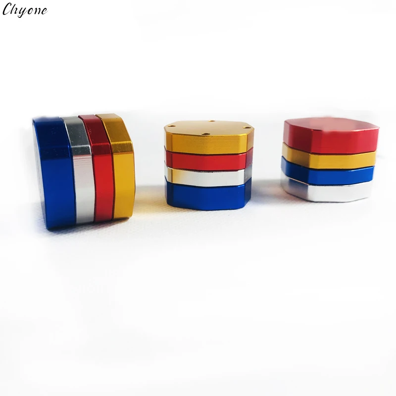 Chyone custom logo octagon  magnetic 4layers pool cue chalk holder carom cue chalk holder