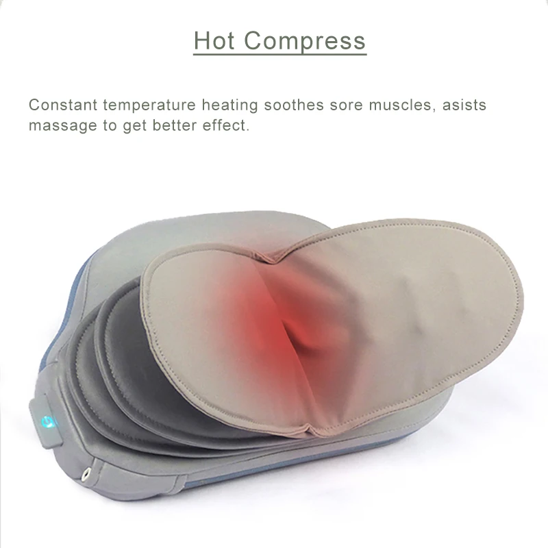 Perfect Electric Kneading Roller Airbag Swing Squeezing Personal Massage Equipment Heated Shiatsu Back Neck Shoulder Massager