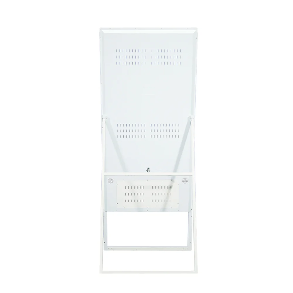 
43 inch floor stand folded capacitive touch screen TV android digital sgnage and display advertising players 