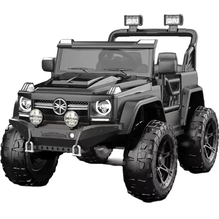 Newest model plastic toy car children 4 wheels ride in kids car with remote control