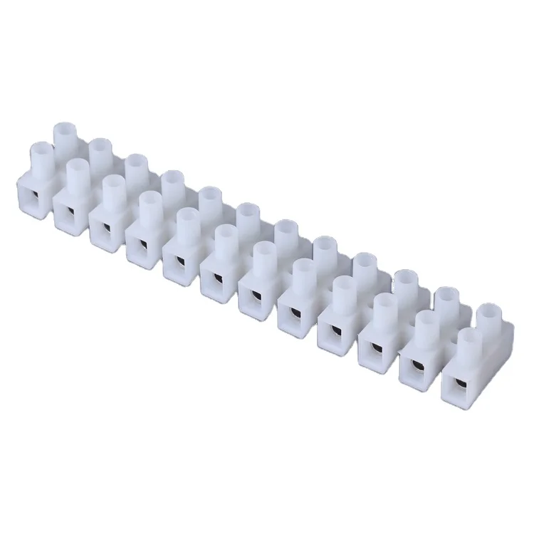 500V Nylon PA terminal Block PA12 wires 6.0mm2 AWG10 wires connecting screw-type cable joint connector