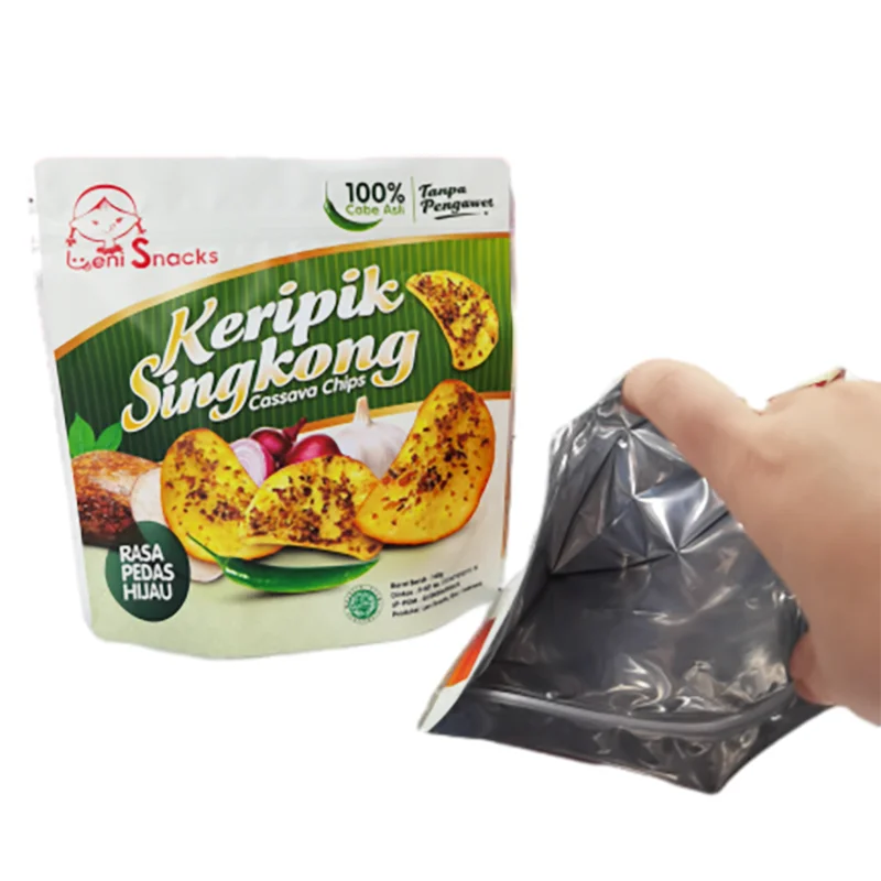Food Foil Packing Counter Display Custom Package Plastic Bag Printed Customized Factory Matte Stand Up Pouch