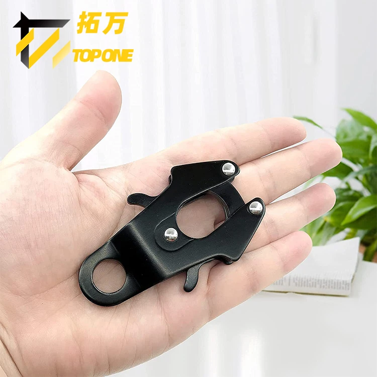 1000KG Loaded Outdoor Climbing Quick Snap Frog Fastener Aviation Aluminum Dog Leash Frog Carabiners