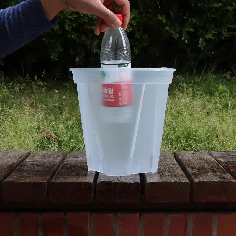 Garden clear plastic pots for plants wholesale price nursery clear plastic pot planters