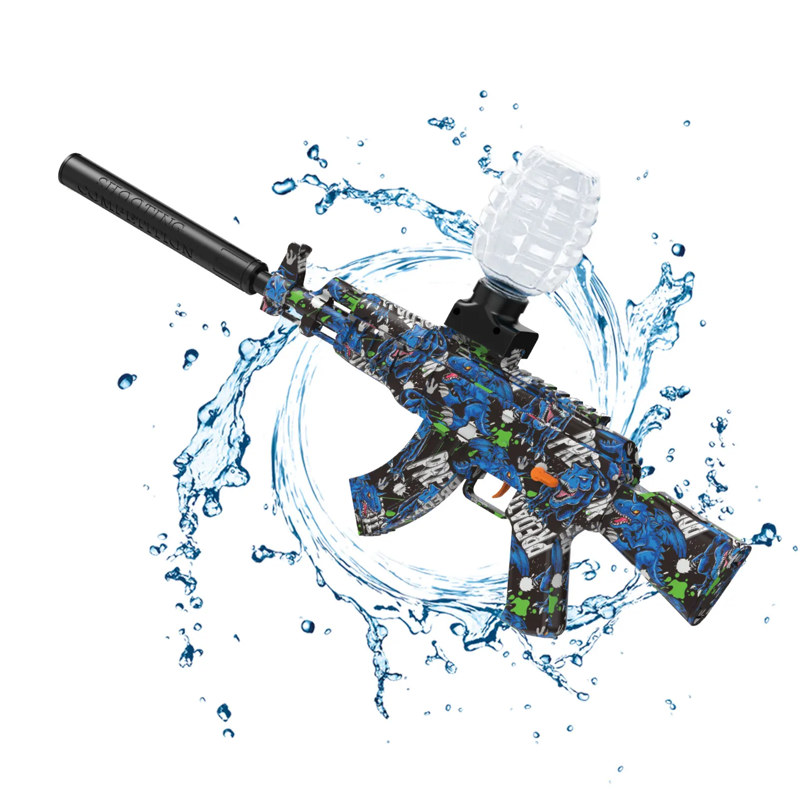Дешевые пластиковые водяные пули пистолеты AK47 наружная стрельба игра Электрический брызги пистолет для детей