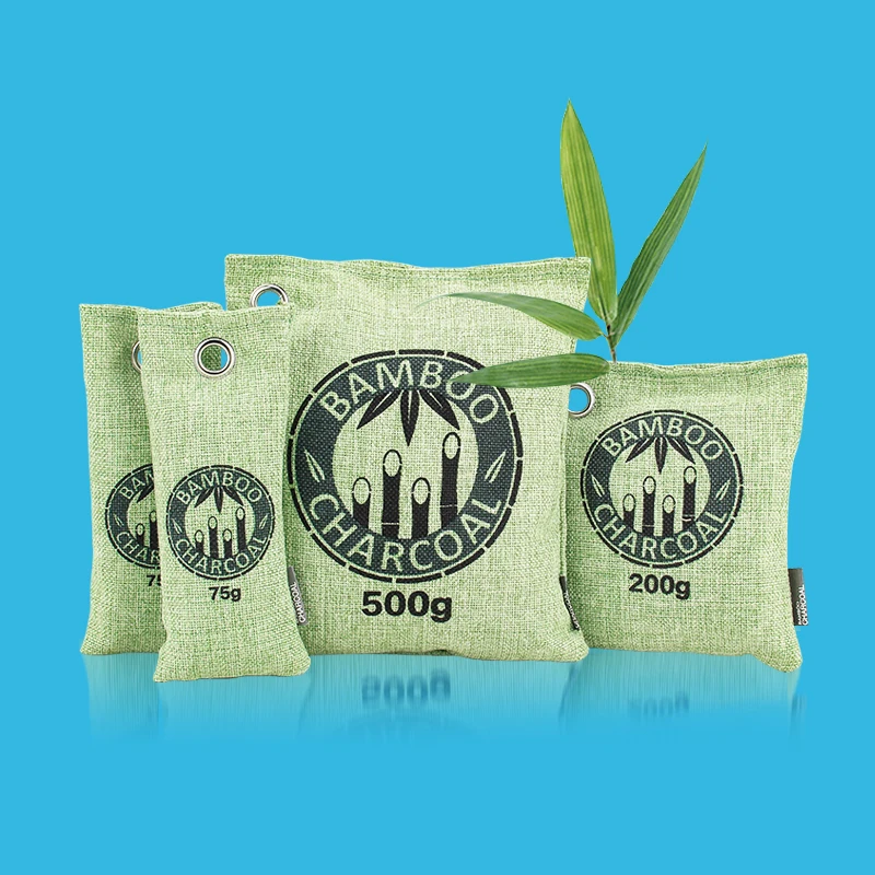 Remove odor & control moisture in shoes Activated Carbon deodorizer Shoe Plug Bamboo Charcoal Bag