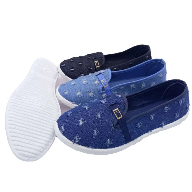 2024 Customizable Ladies Canvas Espadrilles Comfortable High Sneakers Women Anti-Slip Fashioned Slip-On Autumn Wholesale