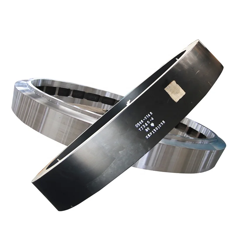 Customized Big Rolling Rotary Kiln Riding Ring Rotary Kiln Wheel Tyre Ball Mill Ring Tyre For Sale