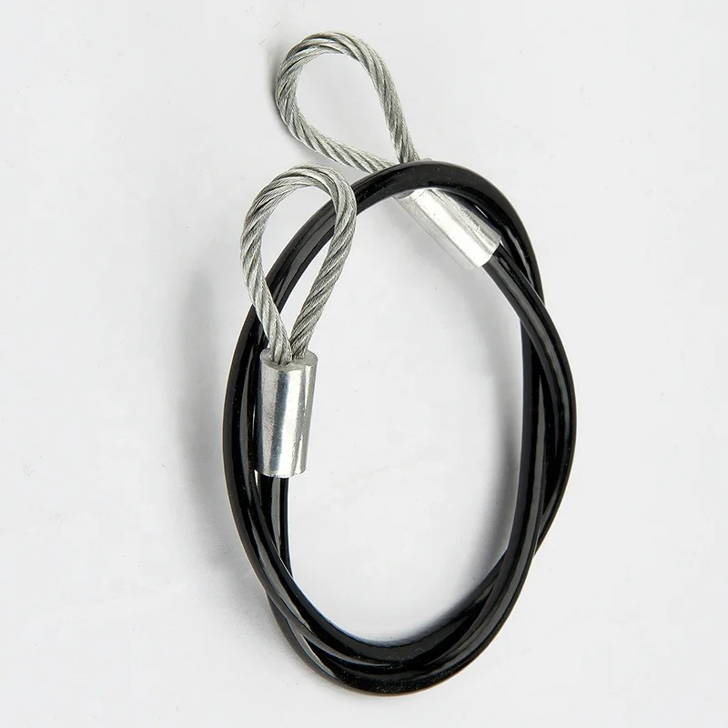 C-Pin Steel strong steel cable with braided steel construction provides strength and flexibility security