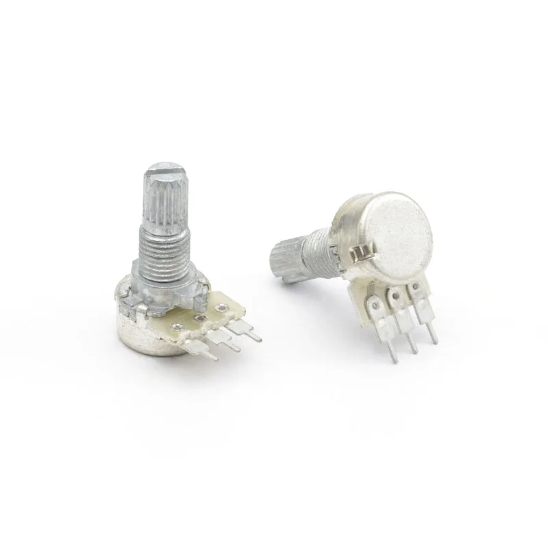 12mm metal shaft with busing with thread vertical  H 12.5mm dual 2 rotary potentiometer