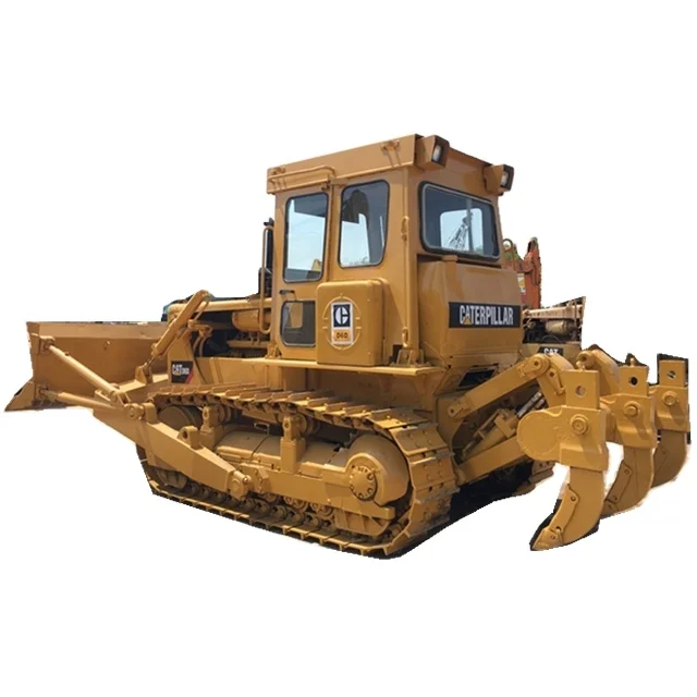 Used Good Condition Mechanical Equipment Japanese Cat d6d 5ton 140HP Crawler Bulldozer