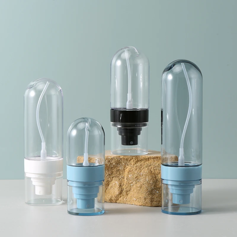 Empty Fine 30ml 50ml 60ml 80ml 100ml Mist Spray Packaging PETG Inverted Plastic Body Spray Bottles For Toner