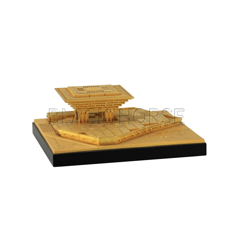 Custom Shanghai Building World Expo Exhibition Hall Building Model Crafts Supplier