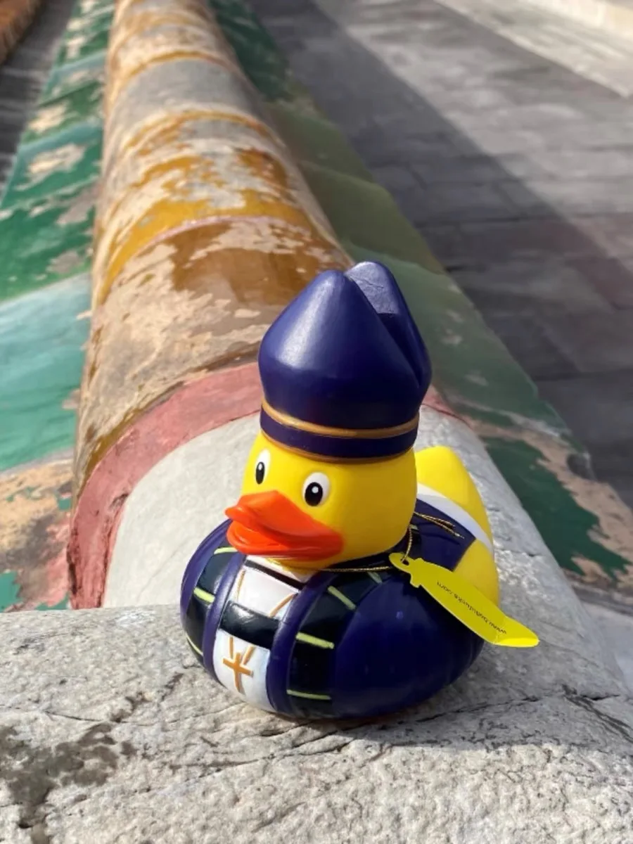 Sphinx rubber duck souvenir creative gift boutique decorative yellow duck toy Doll decoration