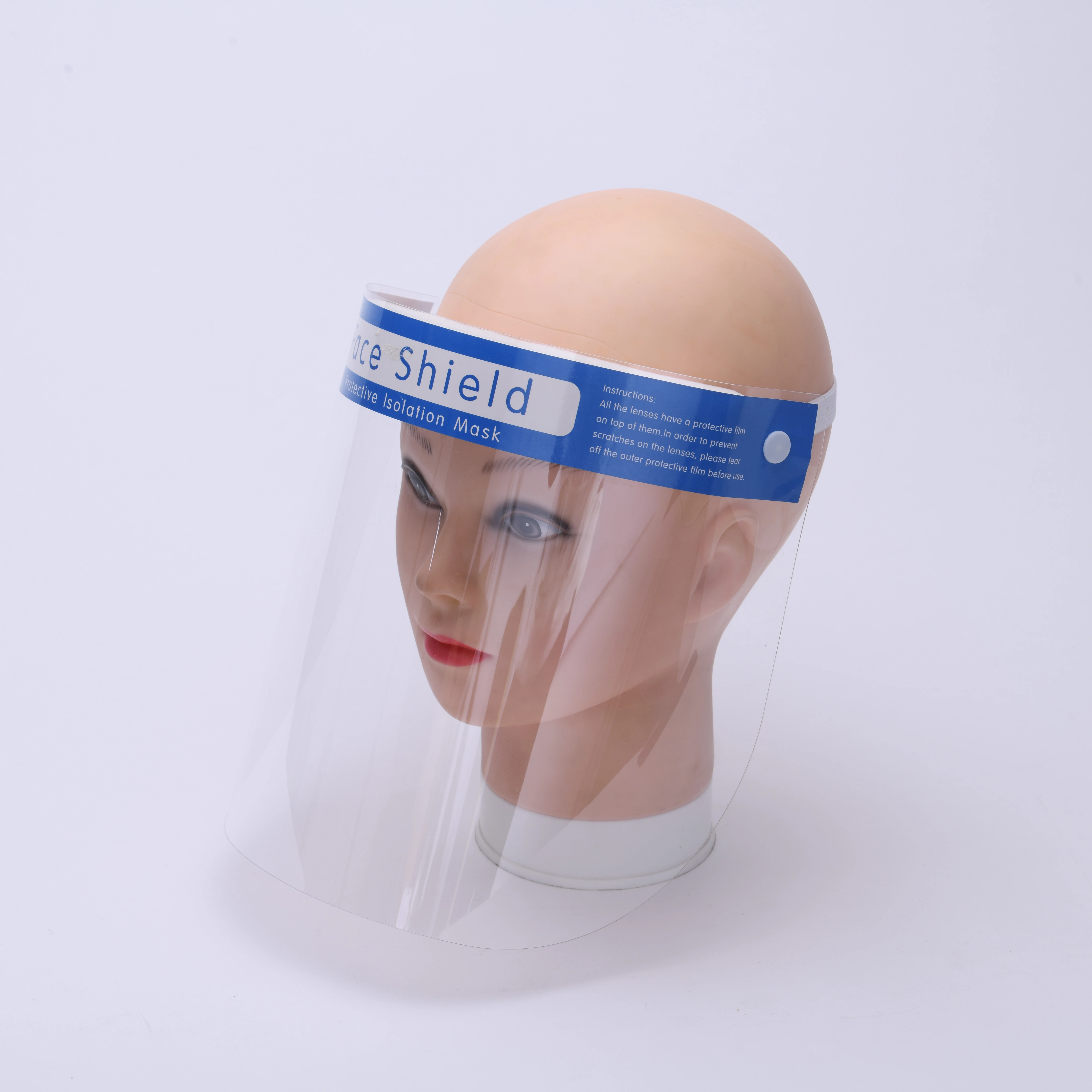 Медицинские прозрачные лицевые экраны противотуманный прозрачный лицевой щиток