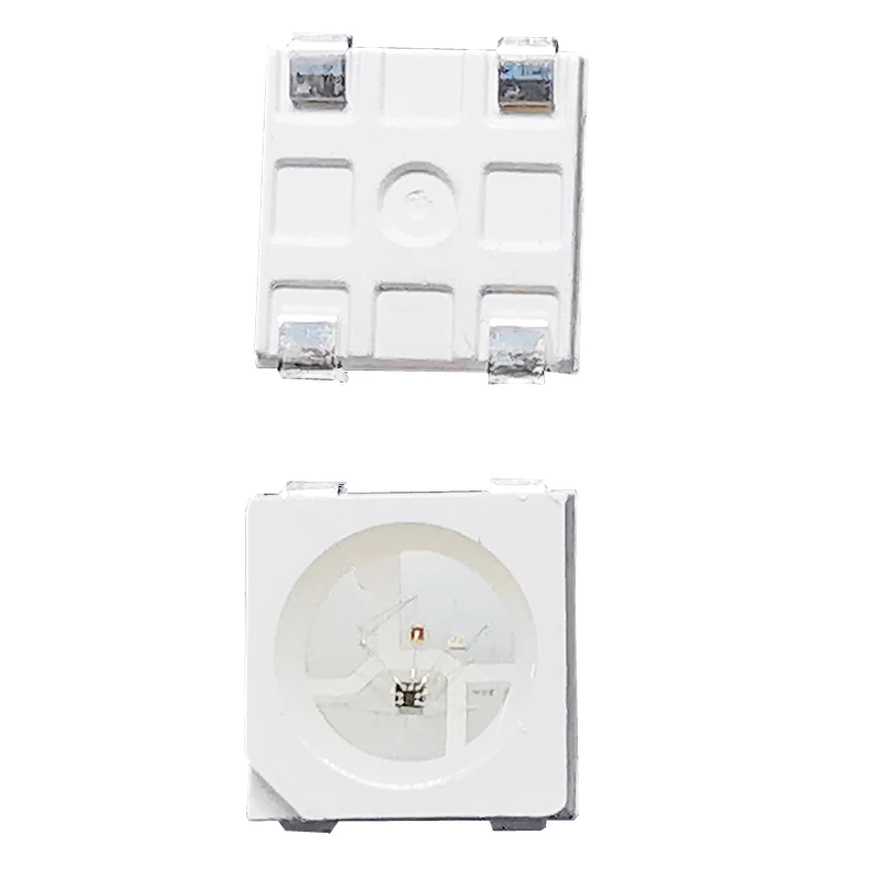 Оптовая продажа IC буит в 4pin 5v черная матовая поверхность 5050 RGB ws2812 ws2812b sk6812 Led