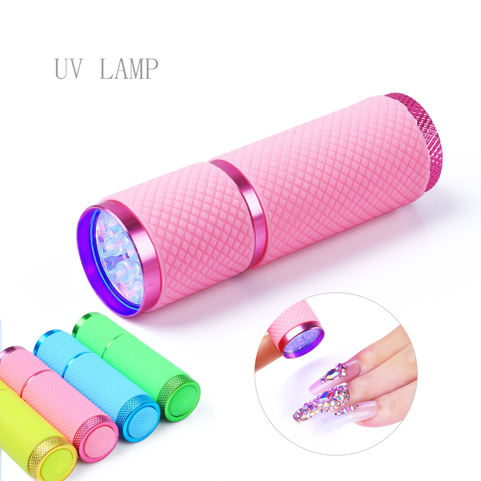 FOCSTAR New 4 Colors UV Flashlight Ultra Violet Light Mini Torch Light Lamp For Epoxy UV Resin Cure Adhesive Glue (BTB120)