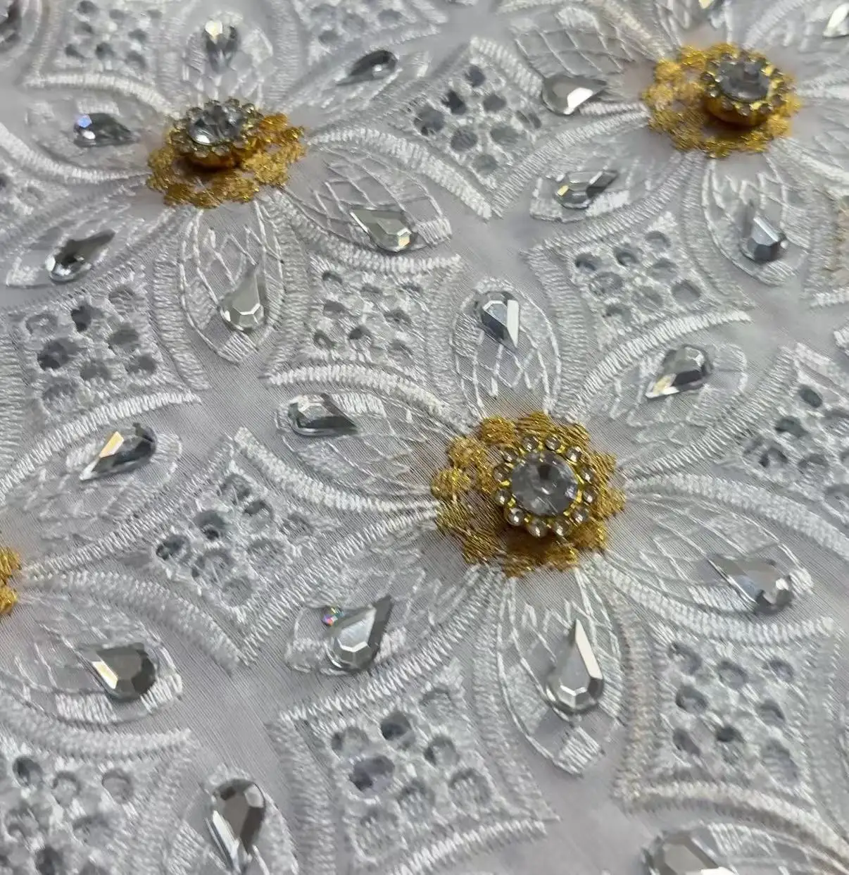 New style African cotton voile dantelle lace tulle embroidery hollow out border swiss lace pattern guipure lace fabric