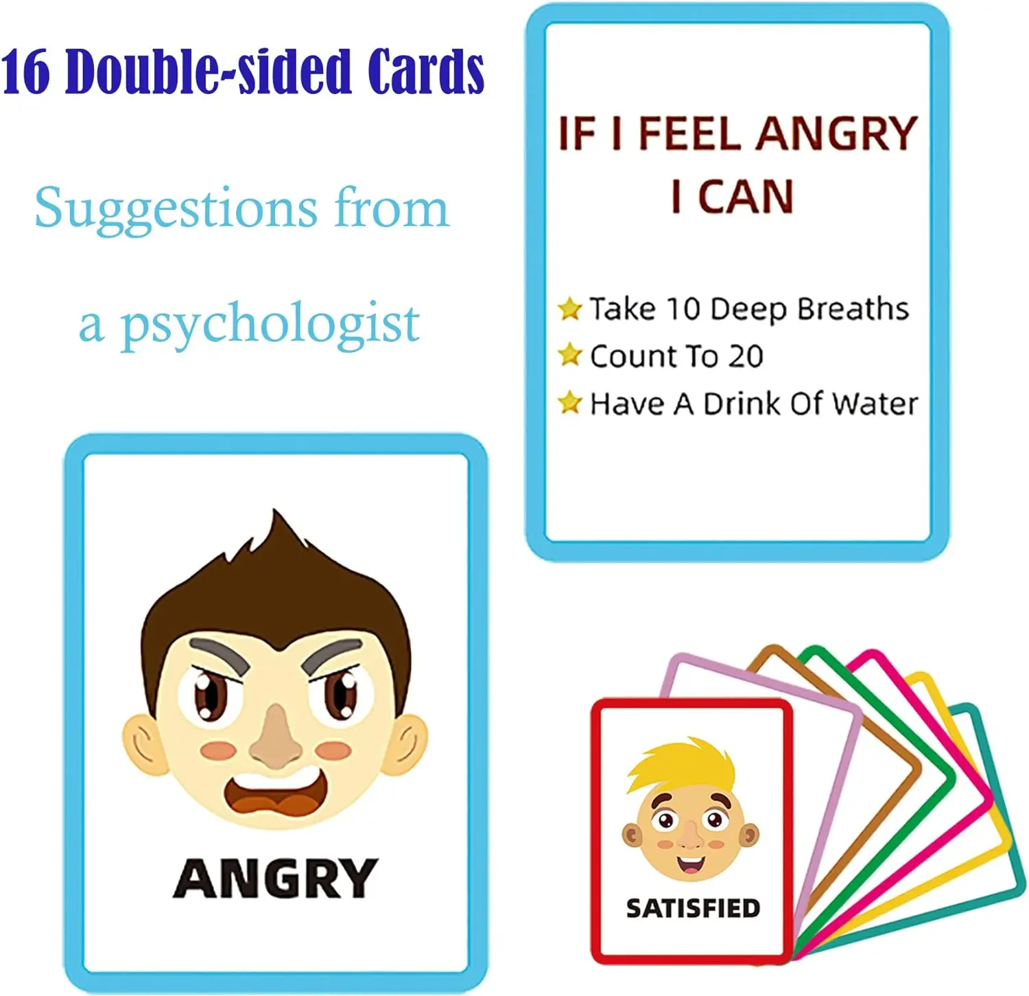 Kindergarten DIY teaching early education character change expression communication paste felt puzzle learning