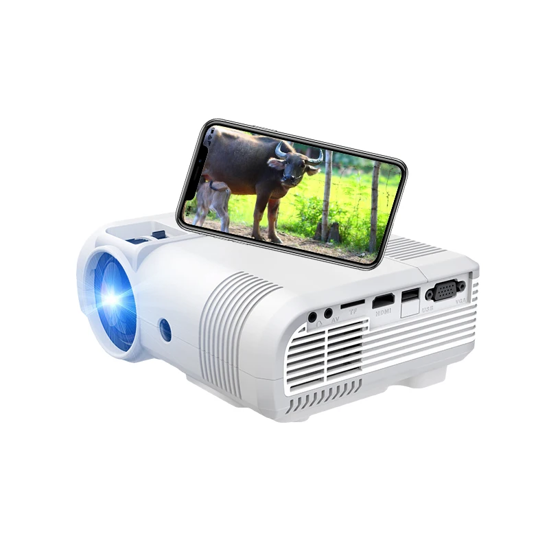 Mini Projector 1280x720p Support 1080P USB Multimedia Movie Home Theater Portable Projector