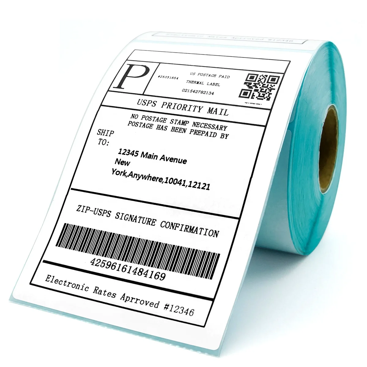 100x150mm Waybill Printer Barcode thermal sticker 4x6 inch shipping label for packaging