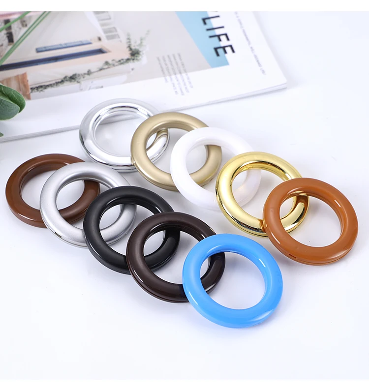 High Quality 63mm Curtain Rod Accessories cheap eyelet curtain rings