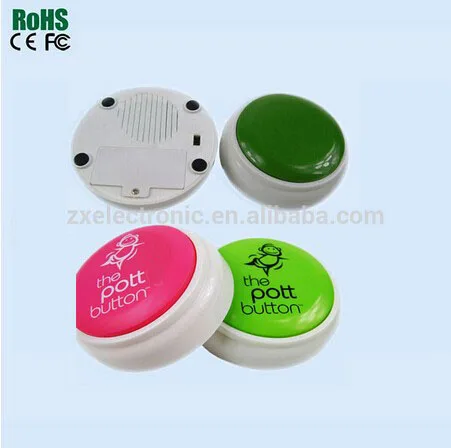 CE EN71 Voice Recording Button Easy Button Record 30 Seconds Talking Message Funny Office Gift prerecorded sound button battery