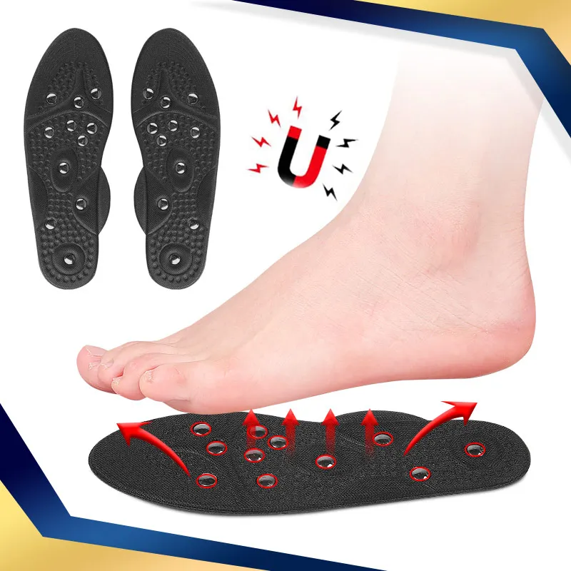 Sports & Comfort Acupressure Magnetic Therapy Insoles for Foot Massaging Shoe Insoles with Magnetic Shoe Insoles