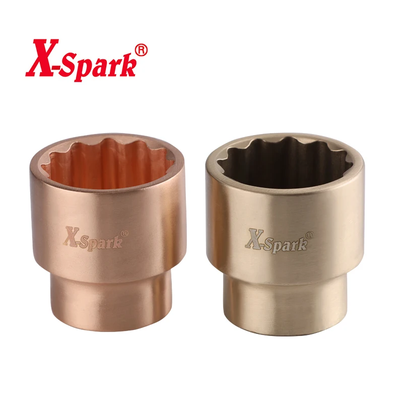 X SPARK Non-sparking Socket Spark Resistant Industrial Grade 1 2 Inch  Socket 3 4inch 1inch