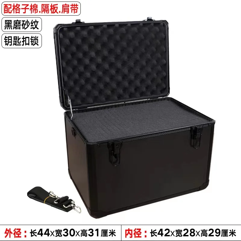 Factory supply high quality carring case hard shell storage suitcase tool case with DIY foam,divider and shoulder girdle