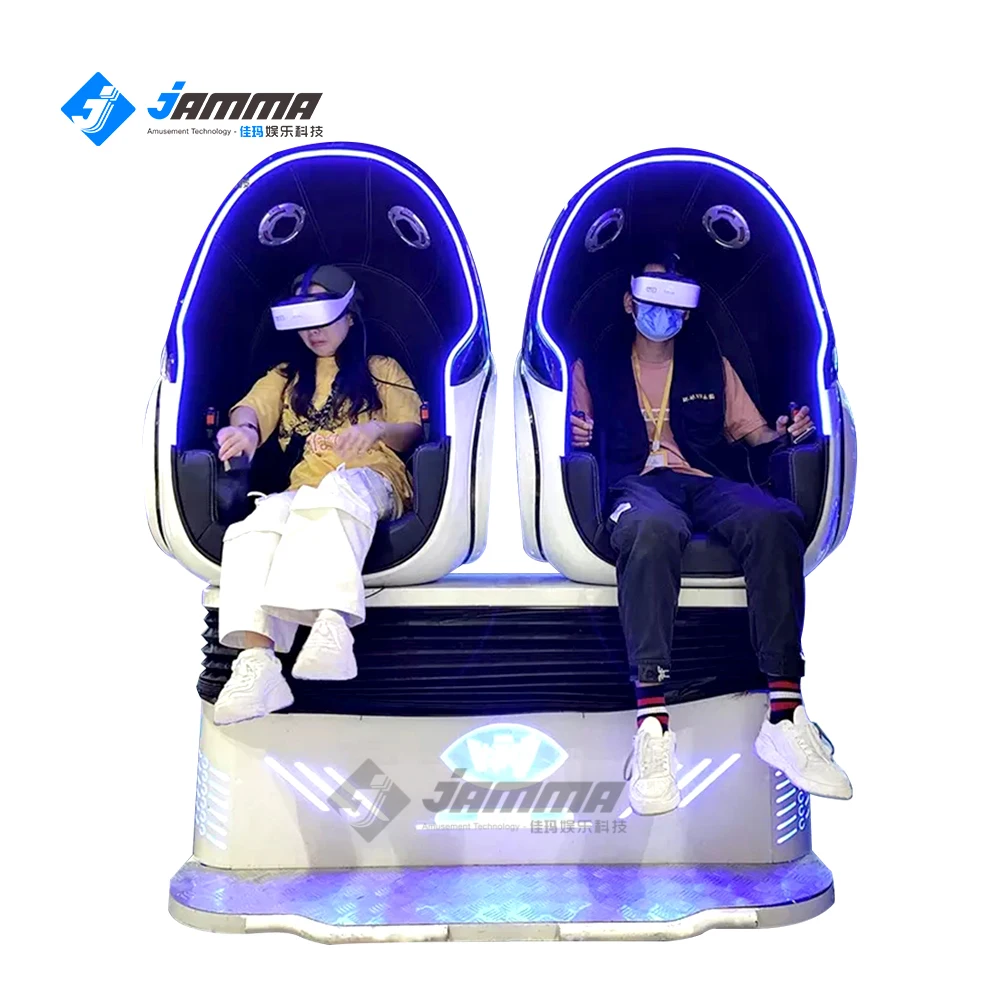 Thrilling Fairground Rides for Sale Virtual Reality Simulation Rides 9d Vr Egg Chair Game Machine